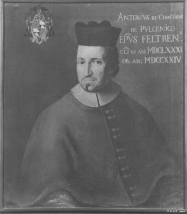 ritratto del Vescovo Antonio Polcenigo (dipinto) - ambito bellunese (sec. XVIII)