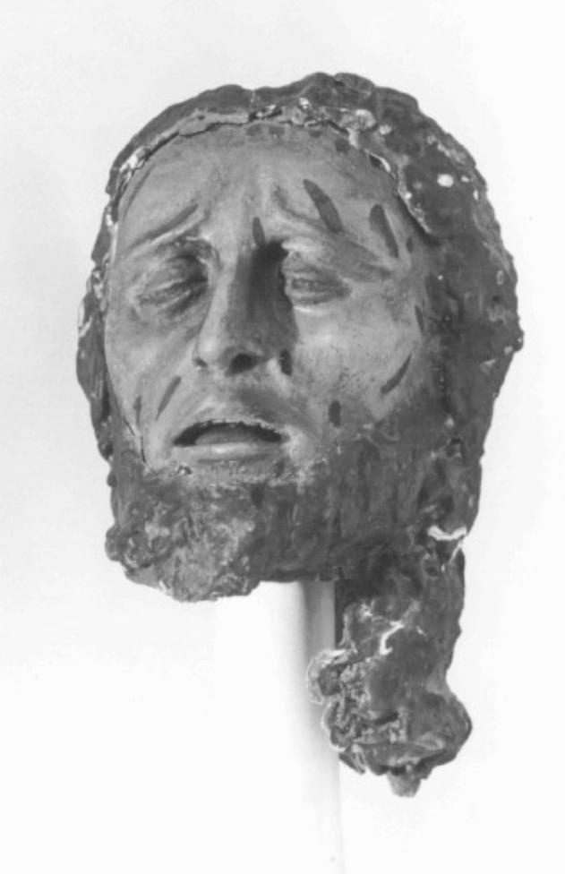 Cristo morto (scultura, frammento) - ambito feltrino (?) (sec. XVIII)