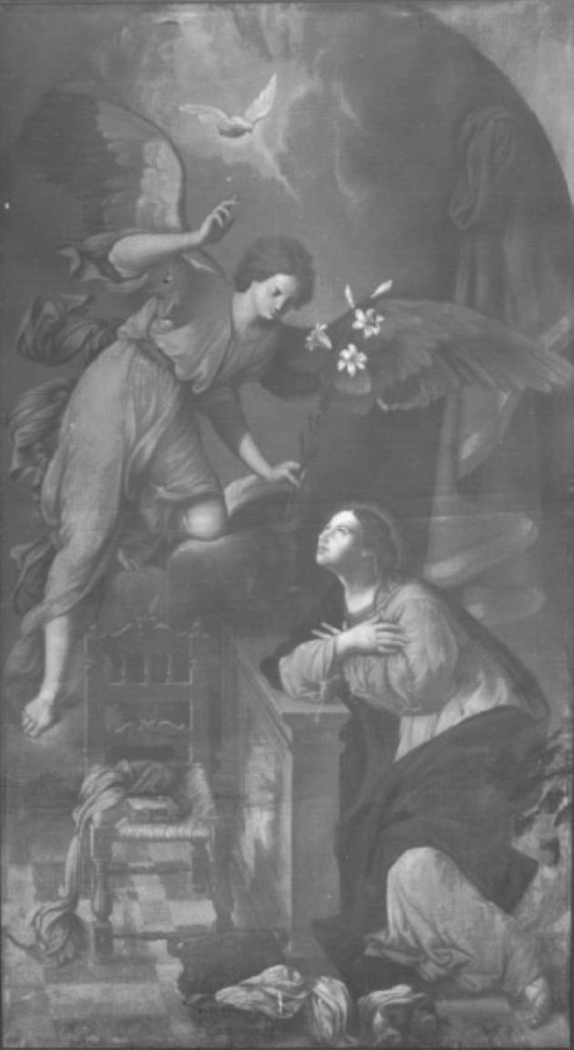 Annunciazione (dipinto) di Zigantello Girolamo - ambito feltrino (sec. XVII)