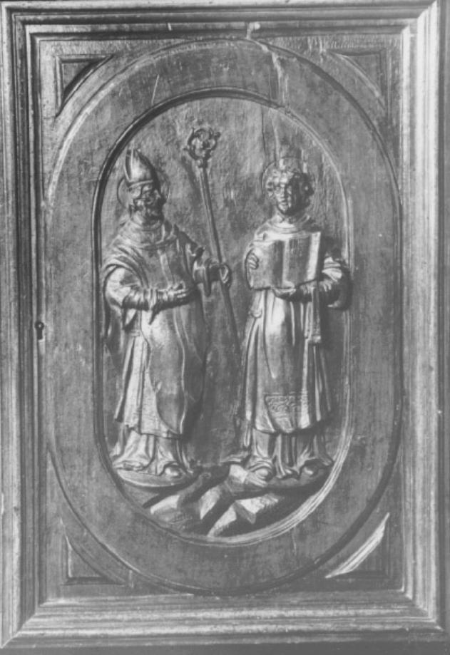 San Prosdocimo e San Lorenzo (rilievo) di Terilli Francesco detto Rossetto (sec. XVII)