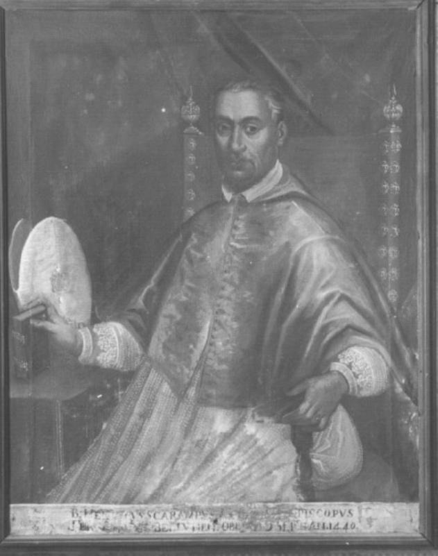 ritratto di Enrico Scarampi vescovo (dipinto) - ambito veneto (seconda metà sec. XIX)