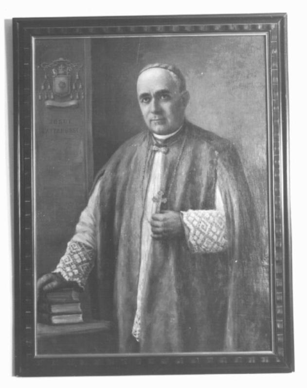 ritratto di Giosue Cattarossi vescovo (dipinto) - ambito veneto (sec. XX)