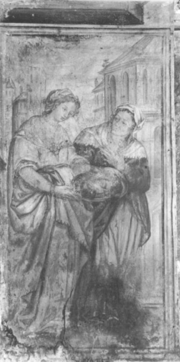 Erodiade e Salomè (dipinto) di Damello Marco (attribuito) - ambito feltrino (sec. XVI)