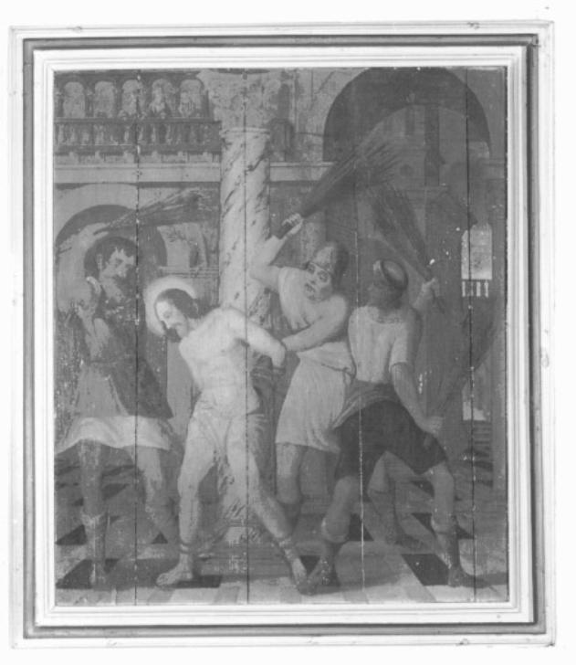 flagellazione di Cristo (dipinto) di Dal Pozzo Paolo (attribuito) - ambito feltrino (sec. XVII)