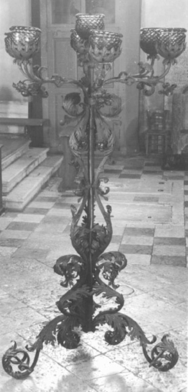 candeliere di Rizzarda Carlo (cerchia) (secondo quarto sec. XIX)