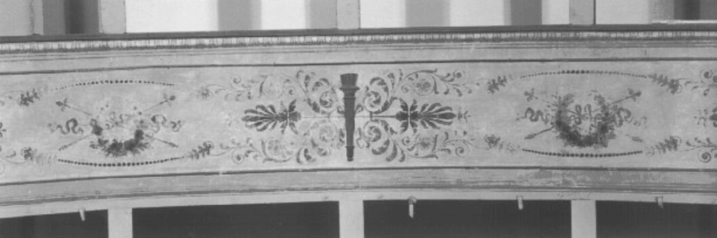 motivi decorativi a ghirlande e fitomorfi (dipinto) di Orsi Tranquillo (attribuito) (sec. XIX)