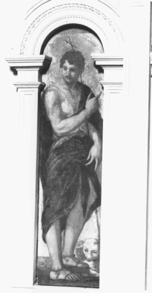 San Giovanni Battista (dipinto) di Meldolla Andrea detto Schiavone (attribuito) - ambito veneto (sec. XVI)