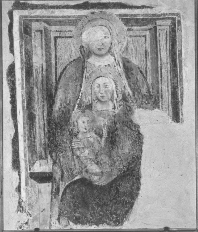 Madonna col Bambino e Santa Anna, Madonna con Bambino e Santa Anna (dipinto) - ambito veneto (sec. XVI)