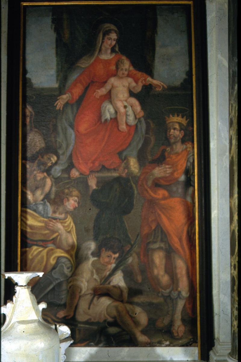 Madonna tra Santi (dipinto) - bottega veneta (sec. XVIII)
