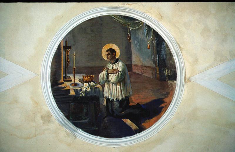 San Luigi Gonzaga (dipinto) di Crico Antonio (attribuito) - ambito veneto (sec. XIX)