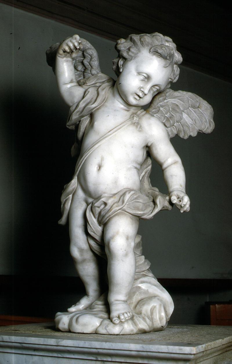 angelo (scultura, elemento d'insieme) - manifattura italiana (sec. XVIII)