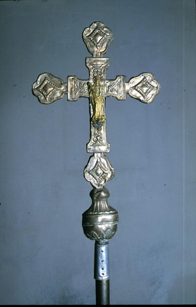 croce processionale - manifattura italiana (sec. XIX)