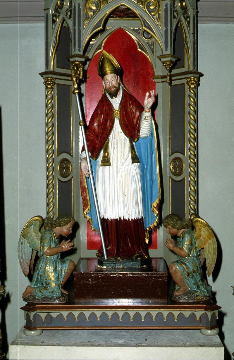 San Martino (scultura, elemento d'insieme) - manifattura italiana (sec. XVI)