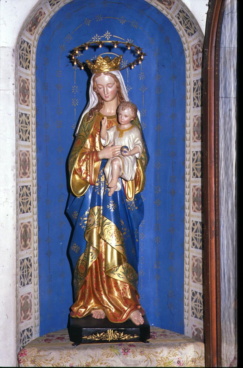 Madonna con Bambino (scultura) - manifattura veneta (sec. XIX)