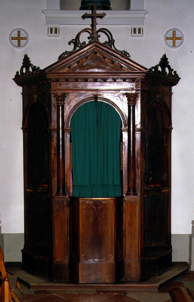 confessionale - manifattura veneta (sec. XIX)
