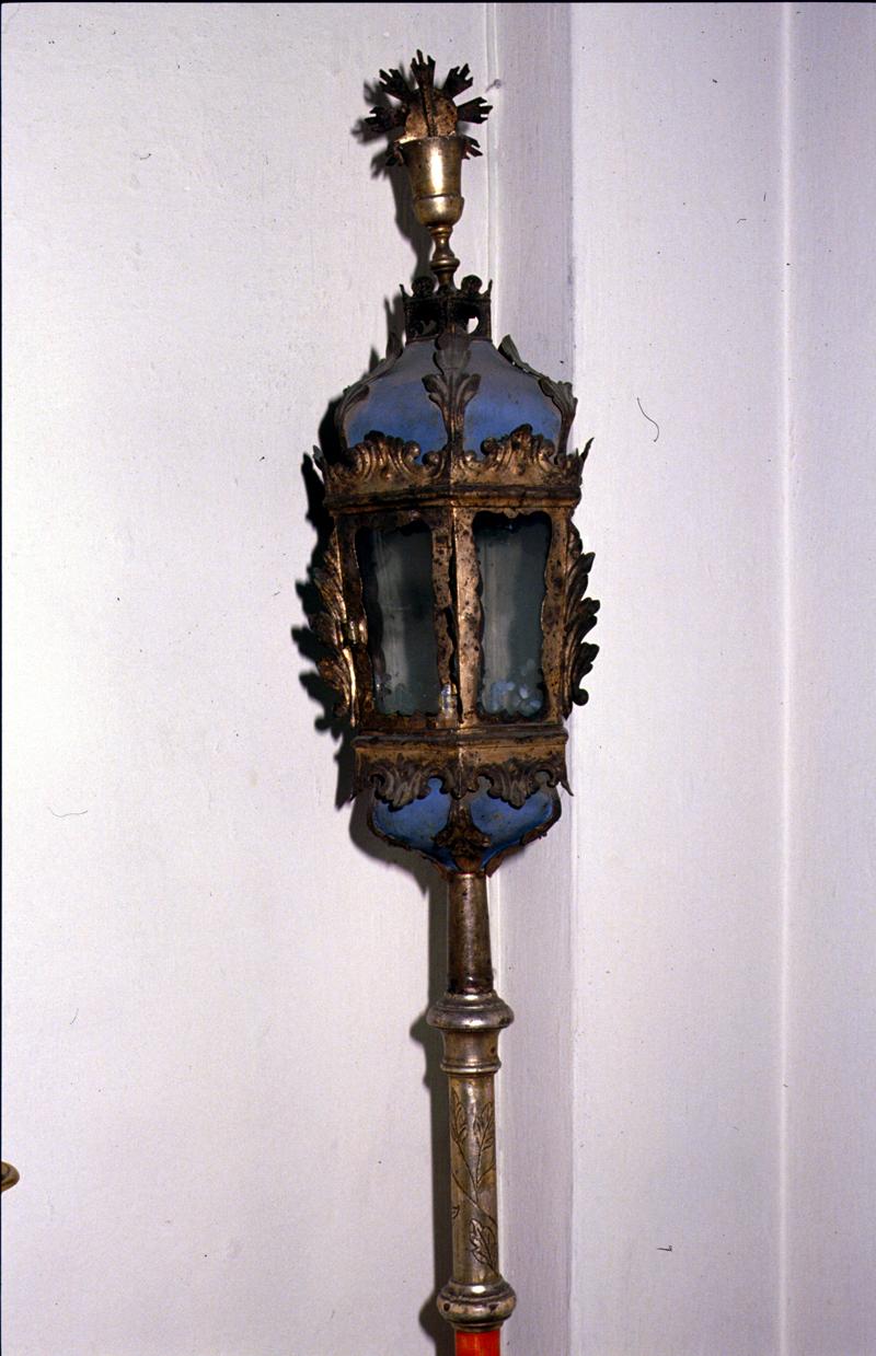 lanterna processionale, serie - manifattura veneta (fine/inizio secc. XVII/ XVIII)