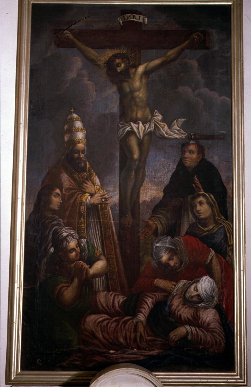 crocifissione di Cristo (dipinto) - manifattura veneta (seconda metà sec. XVII)