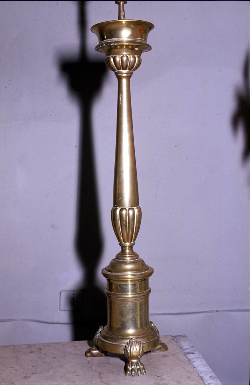 candeliere d'altare - manifattura veneta (sec. XIX)