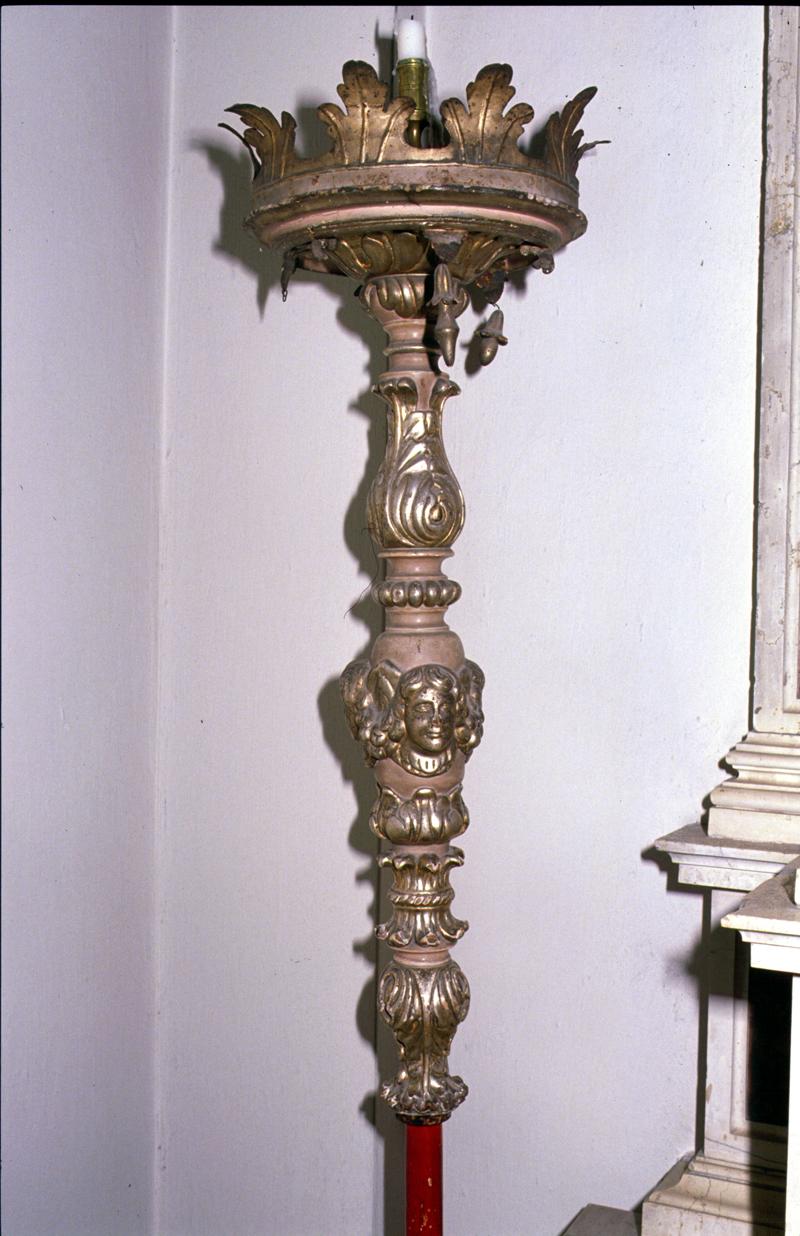 candelabro portatile - manifattura veneta (sec. XIX)