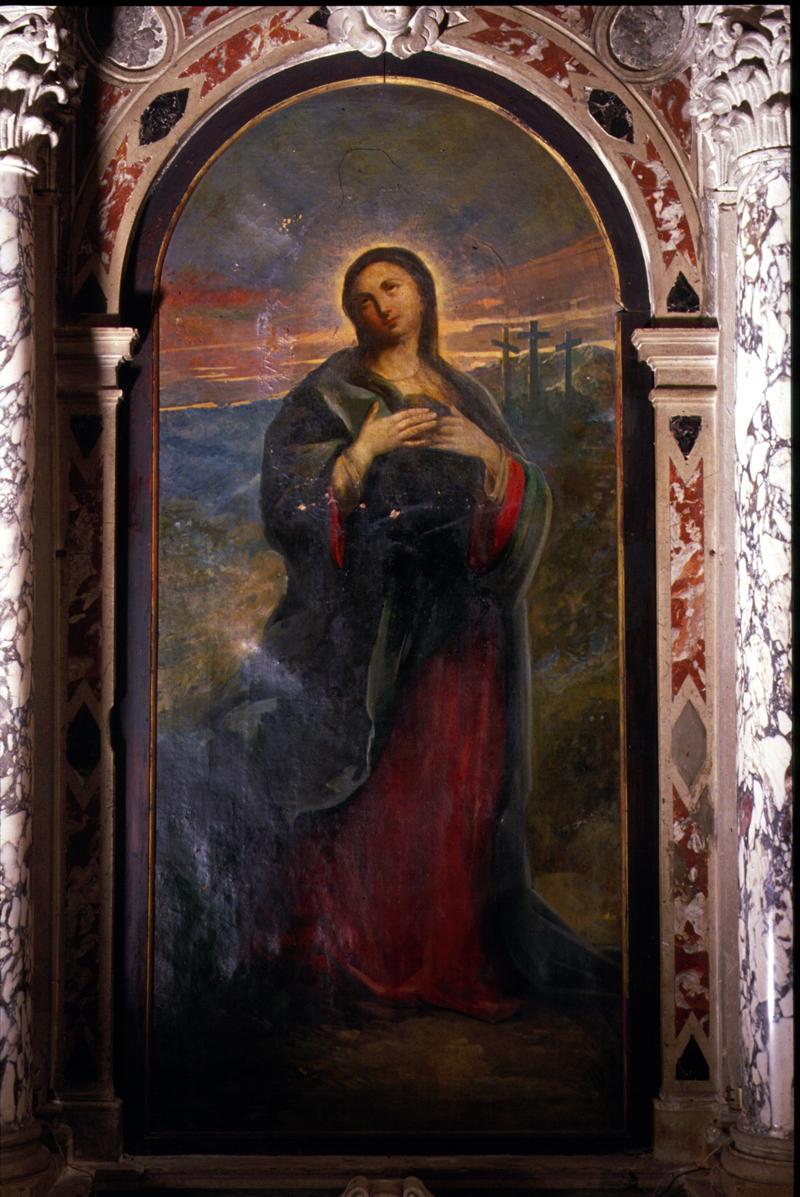 Madonna addolorata (dipinto) - bottega veneta (inizio sec. XX)