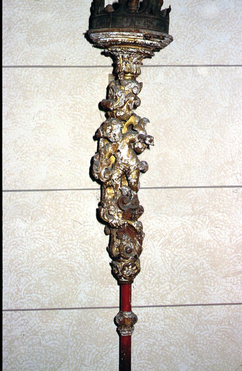 candelabro portatile, serie - manifattura veneta (sec. XVIII)
