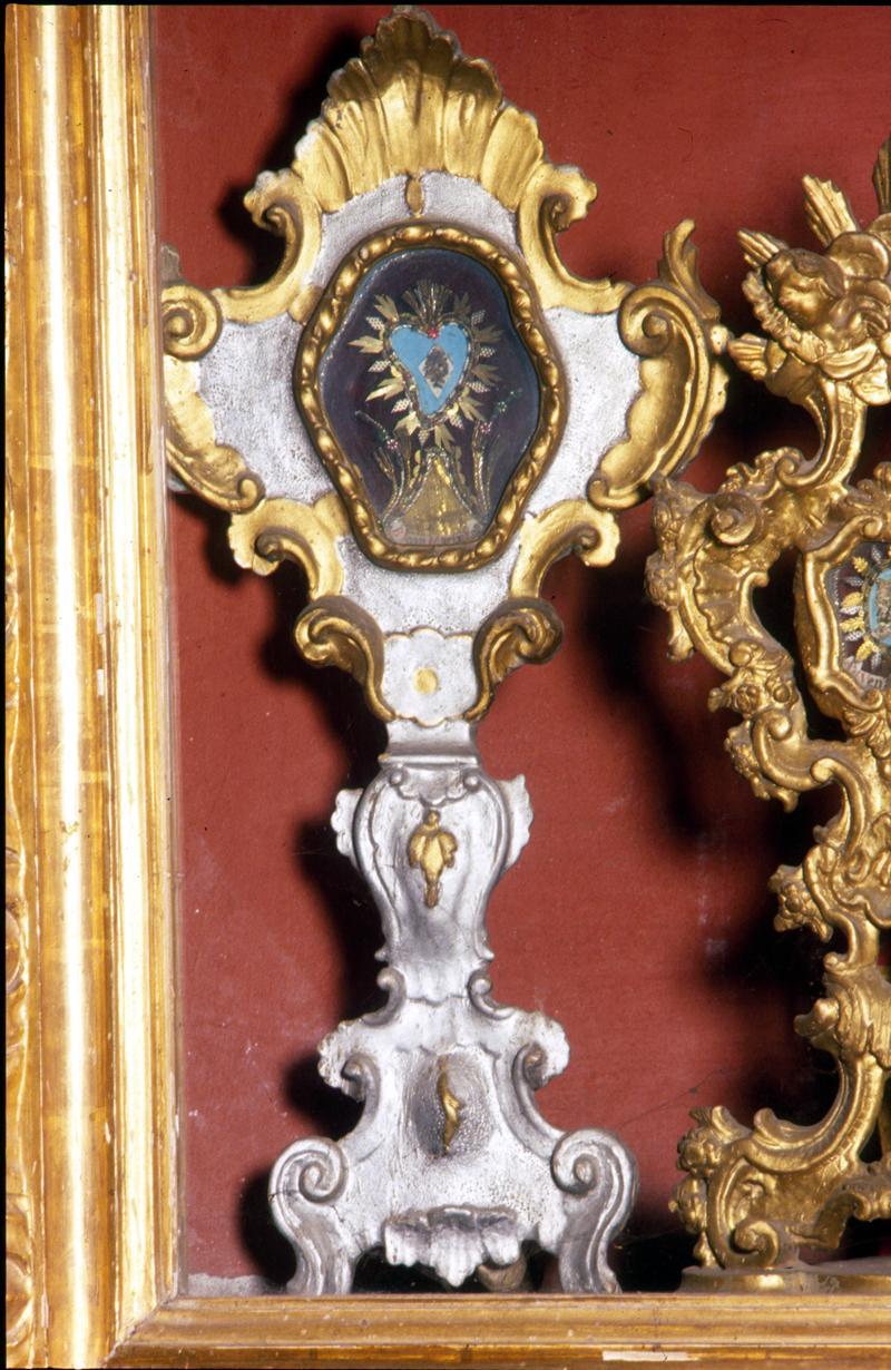 reliquiario - a ostensorio, serie - bottega veneta (sec. XIX)