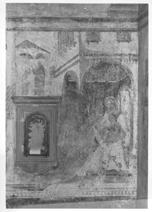 battesimo di Santa Caterina/ matrimonio mistico di Santa Caterina (dipinto) - ambito veneto (sec. XVI)