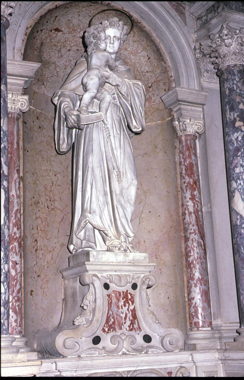 Sant'Antonio da Padova con Bambino (scultura) - manifattura veneta (fine sec. XVII)