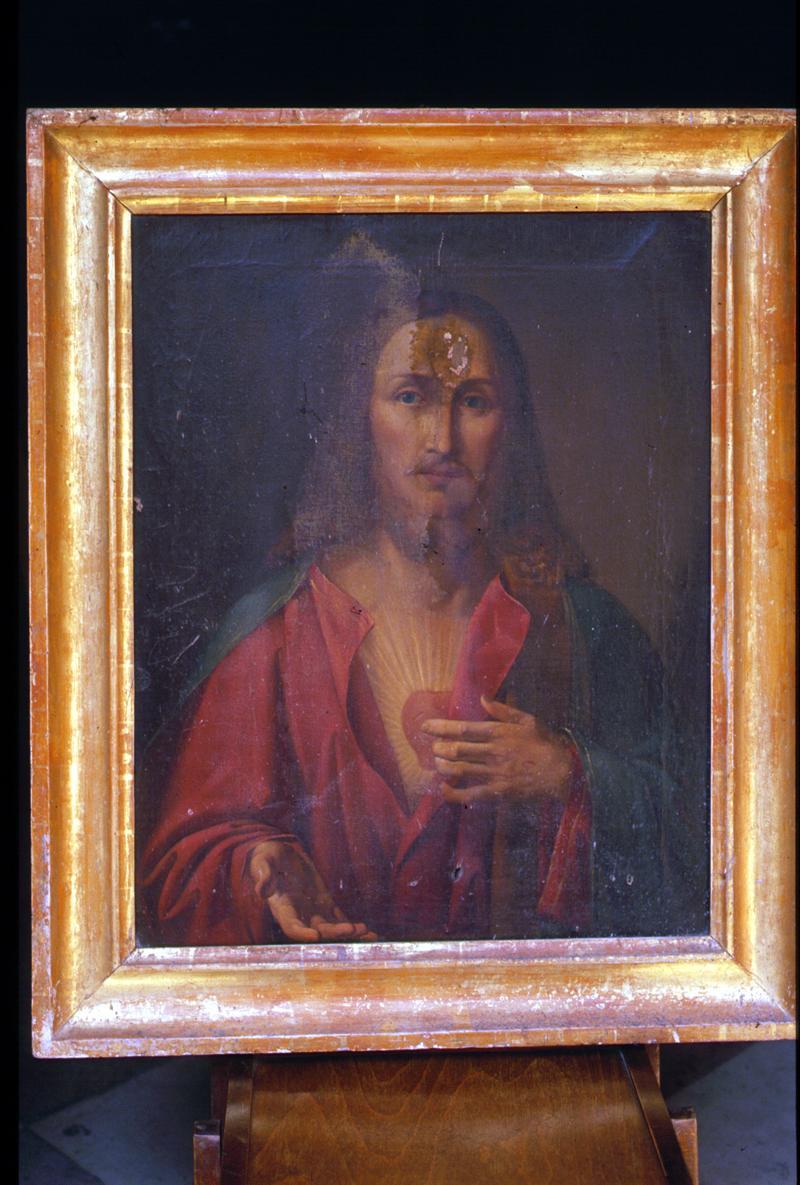 Sacro Cuore di Gesù (dipinto) - manifattura veneta (sec. XIX)