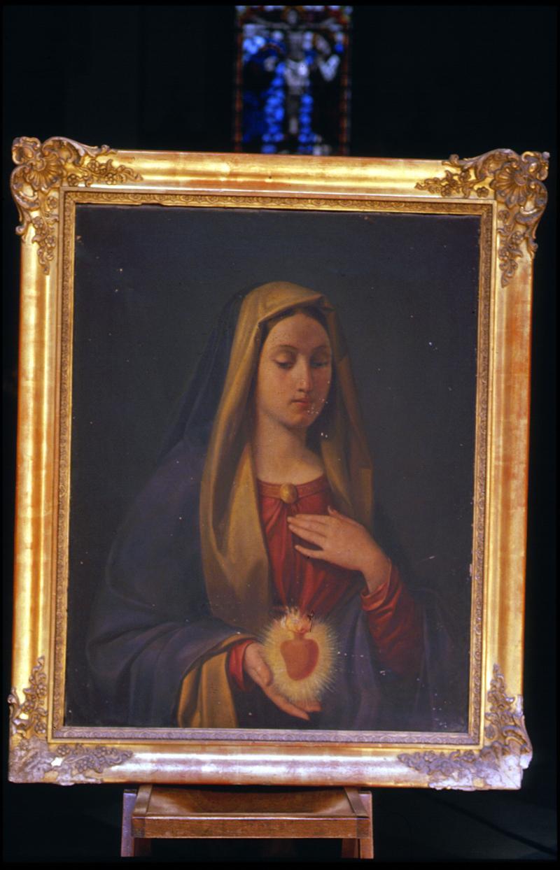 Sacro Cuore di Maria (dipinto) - manifattura veneta (sec. XIX)