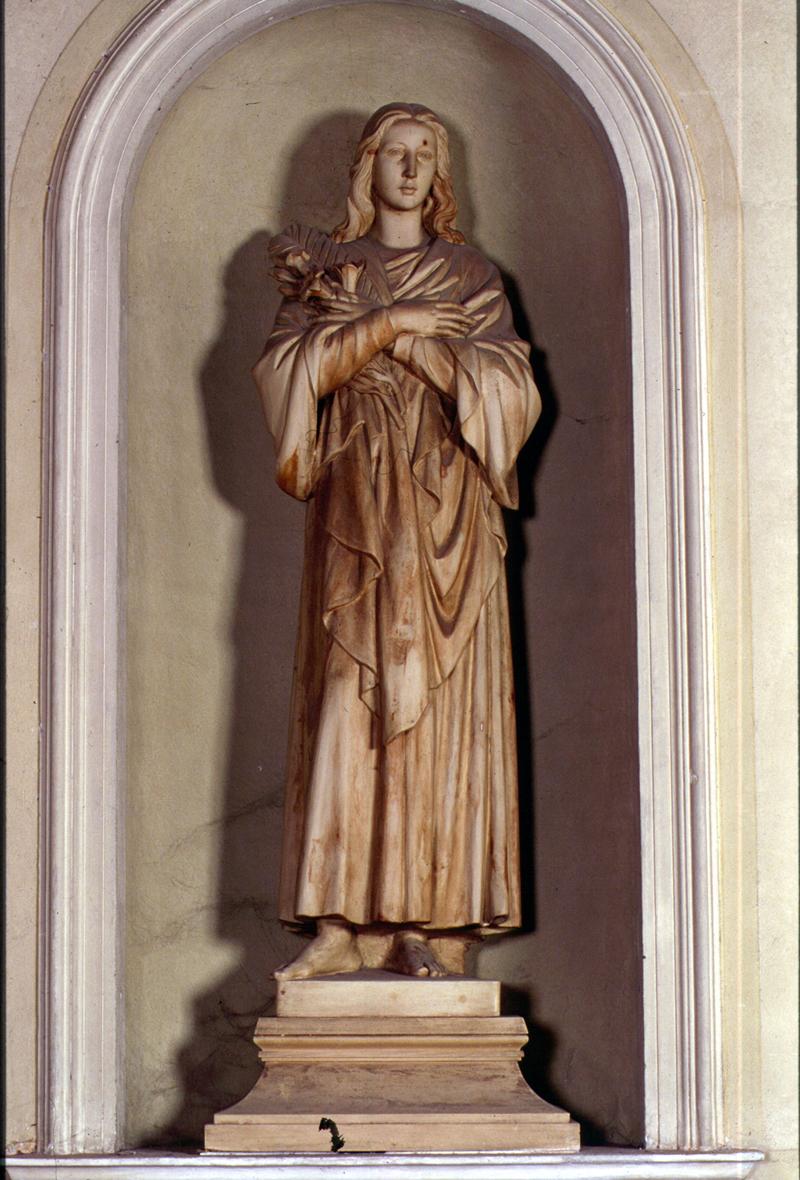 Maria Vergine (scultura) di Martiner Francesco (attribuito) - ambito veneto (sec. XX)
