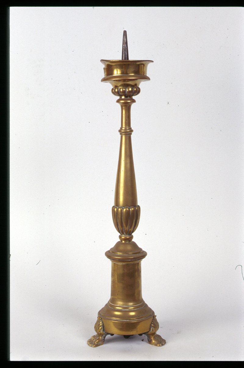 candeliere d'altare, serie - manifattura veneta (seconda metà sec. XIX)