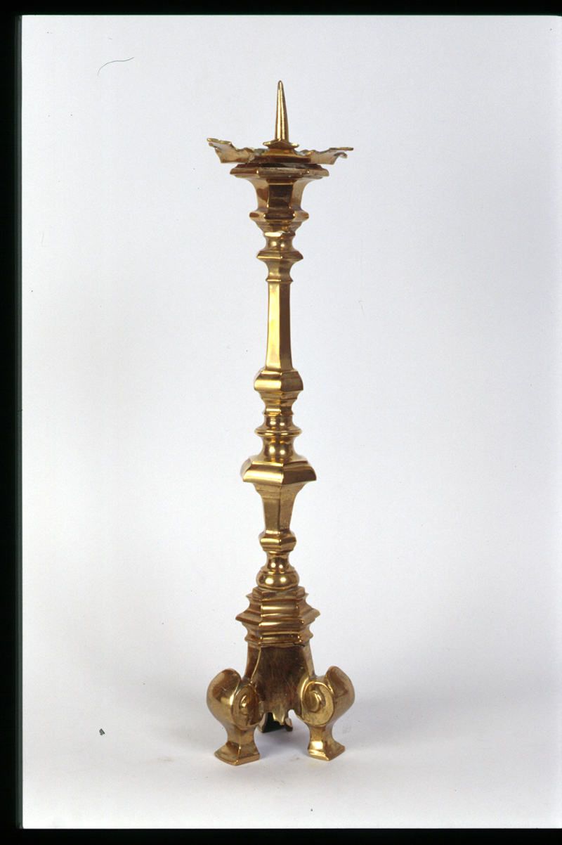 candeliere d'altare, serie - manifattura veneta (metà sec. XIX)