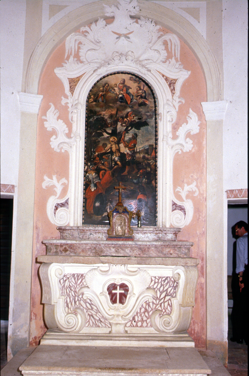 altare maggiore - manifattura veneta (fine/inizio secc. XVIII/ XIX)