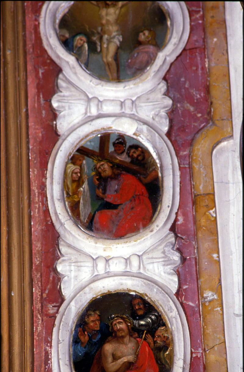 salita di Cristo al Monte Calvario (dipinto) di Trivellini Francesco (attribuito) - ambito veneto (prima metà sec. XVIII)