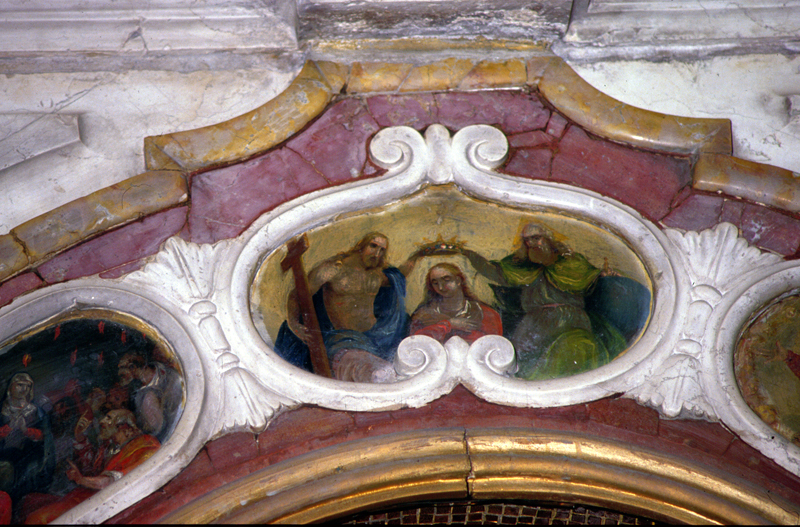 incoronazione di Maria Vergine (dipinto) di Trivellini Francesco (attribuito) - ambito veneto (prima metà sec. XVIII)