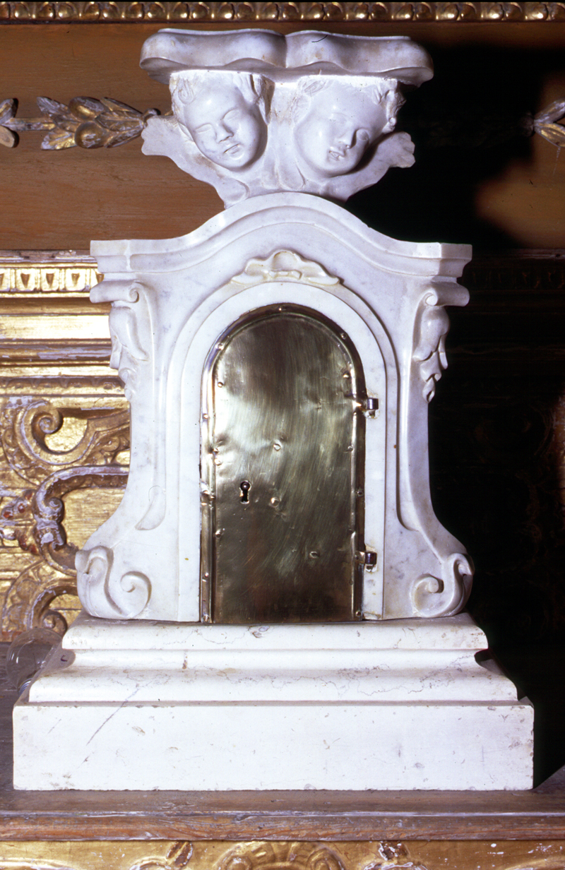 tabernacolo, elemento d'insieme - bottega veneta (fine/inizio secc. XIX/ XX)