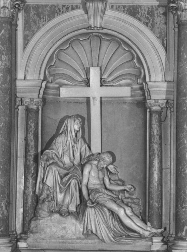 deposizione di Cristo dalla croce (gruppo scultoreo) di Bianchi Antonio - ambito veneziano (sec. XIX)