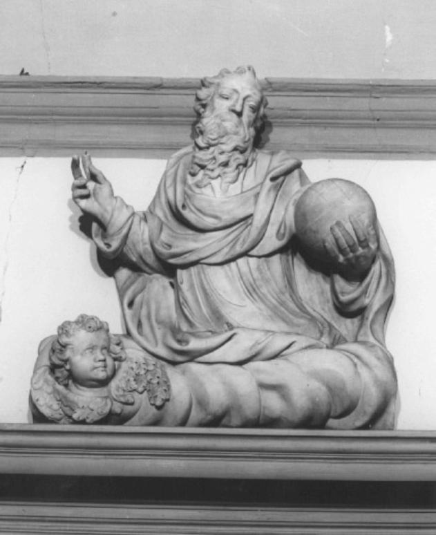 Padre Eterno/ cherubino (rilievo) - ambito veneto (sec. XVIII)