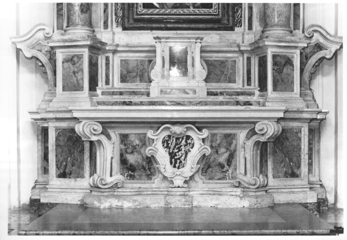 mensa d'altare - ambito veneto (metà sec. XVIII)