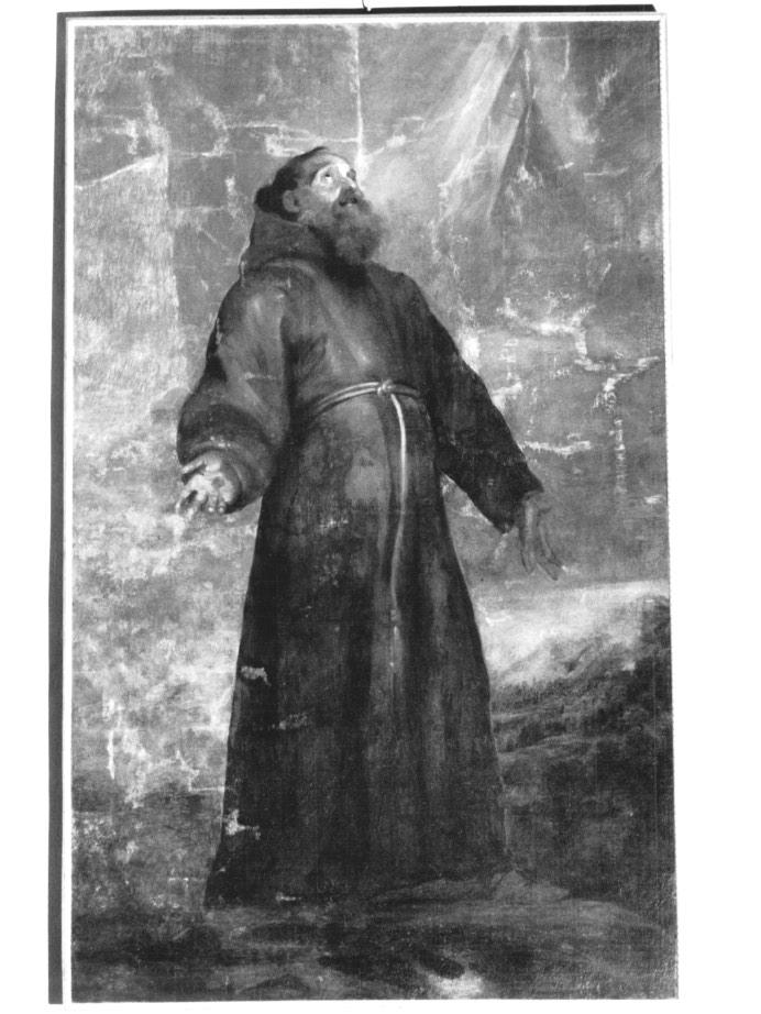 estasi di San Francesco d'Assisi (dipinto) - ambito veneto (prima metà sec. XVIII)