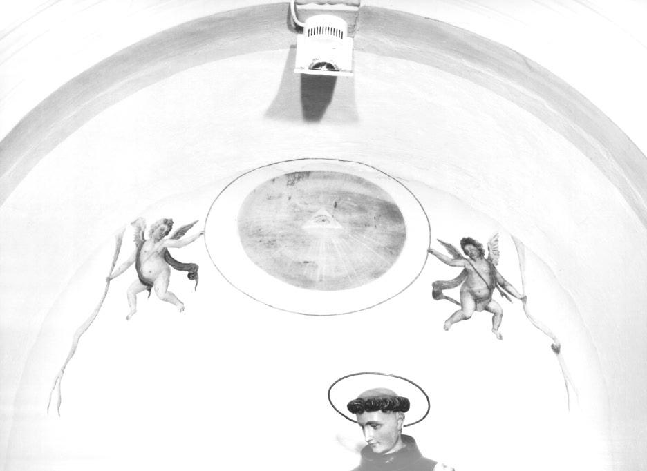 angioletti con occhio divino (dipinto) - ambito veneto (sec. XVII)