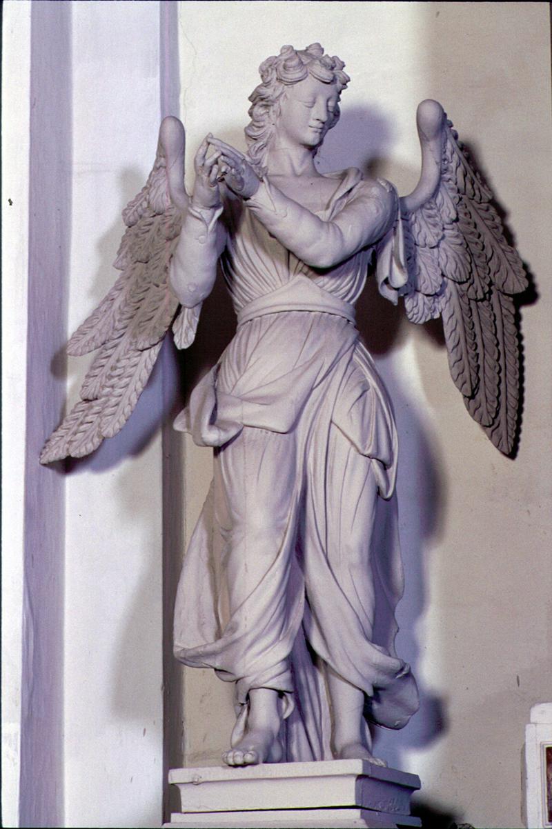 angelo (scultura, elemento d'insieme) - manifattura veneta (sec. XVII)
