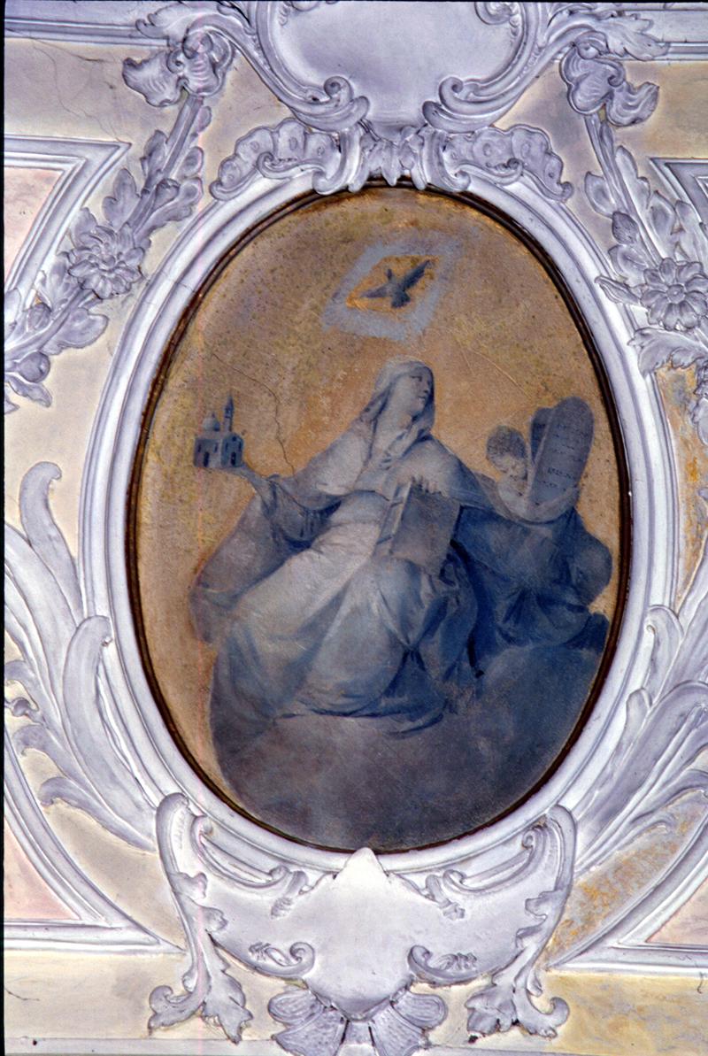 allegoria della Chiesa (dipinto) di Zugno Francesco (attribuito) - ambito veneto (sec. XVIII)