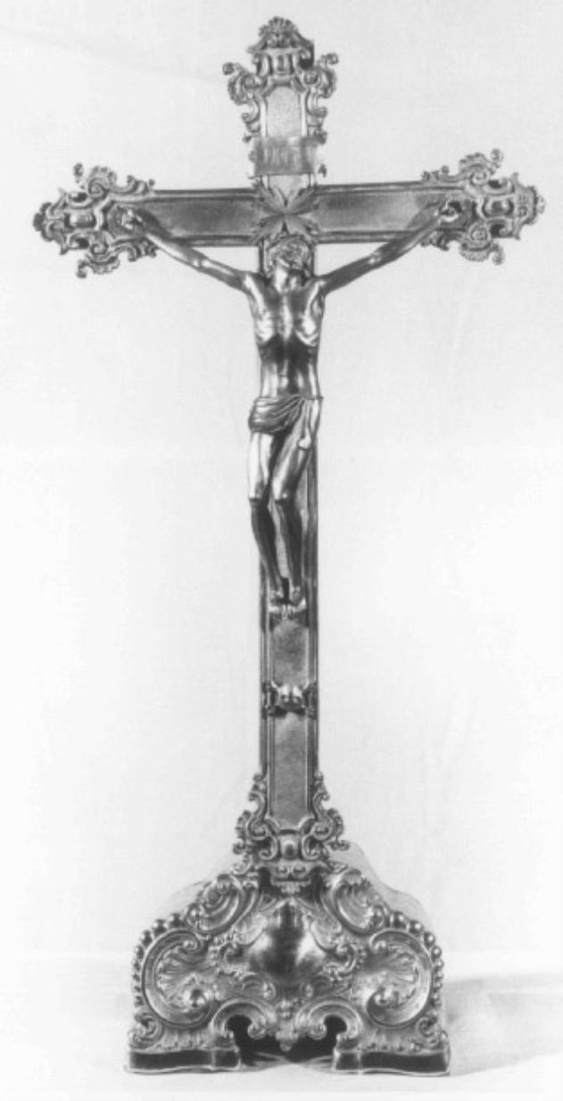 croce d'altare - bottega veneta (inizio sec. XIX)