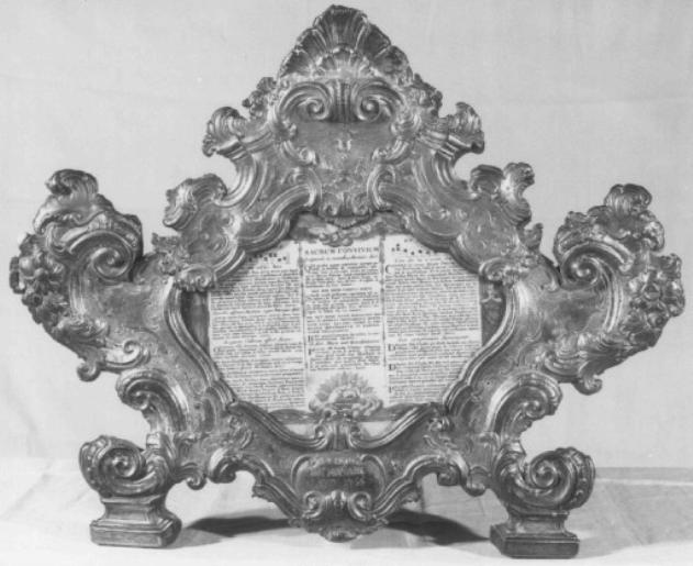cartagloria di Masari - bottega veneta (sec. XVIII)