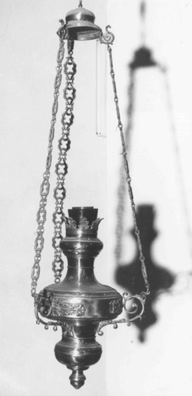 lampada pensile - ambito veneto (sec. XIX)