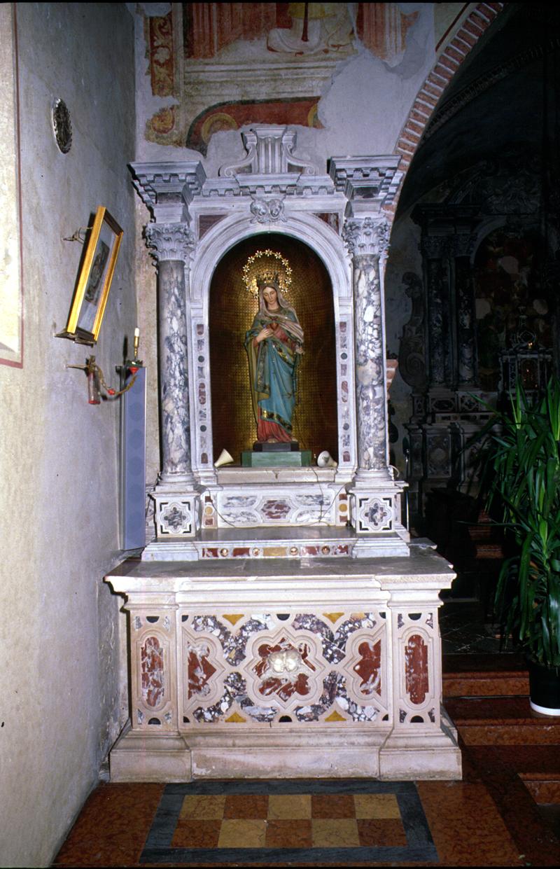mensa d'altare, elemento d'insieme - bottega veneta (sec. XVIII)