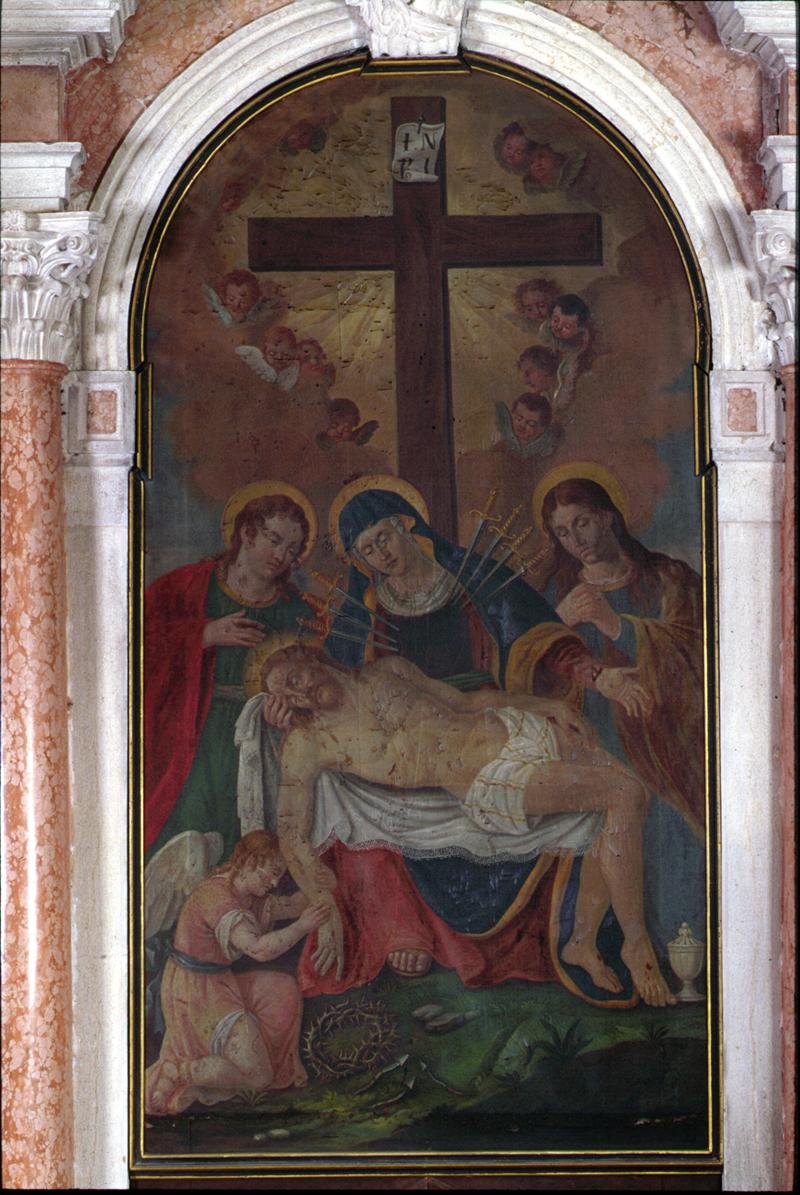 stazione XIII: Gesù deposto dalla croce (dipinto) - manifattura veneta (prima metà sec. XIX)