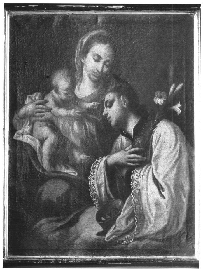 Madonna con Bambino e San Luigi Gonzaga (dipinto) - ambito veneto (prima metà sec. XIX)